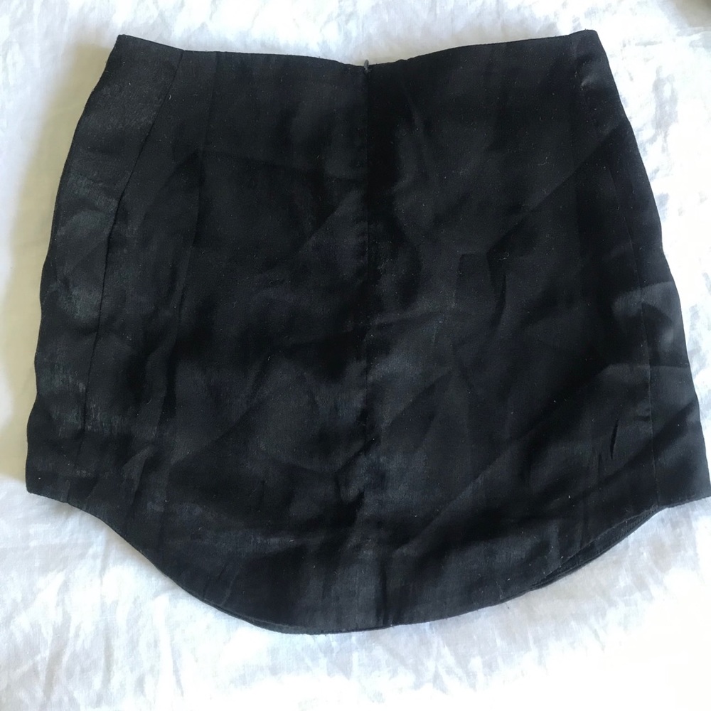 Black Silk Skirt